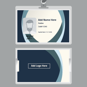 online business card mockup ID maker