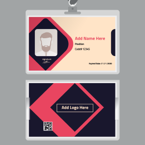 ID business card mockup generator