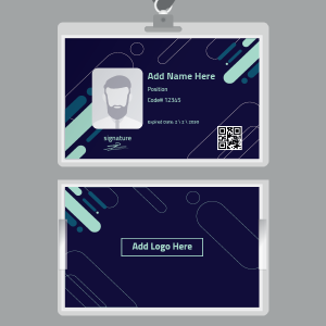 business card mockup ID maker