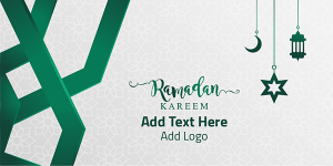 twitter header Ramadan Kareem illustration 