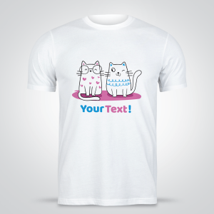 Cute Cat T-shirt design