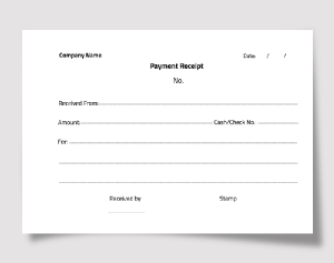 Lite Payment Receipt design