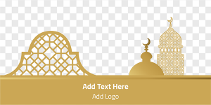 Post Twitter Ramadan Kareem Greeting Card With Arabic Style