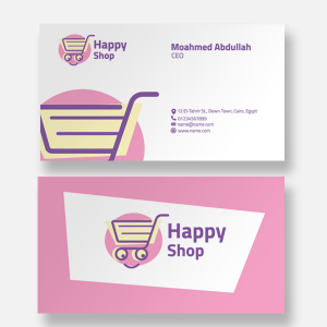 Happy Cart business cards templates