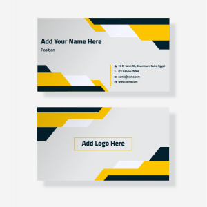 Abstract Personal Cards Design |  Business Card Creator