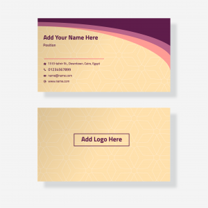 abstract  personal cards design site