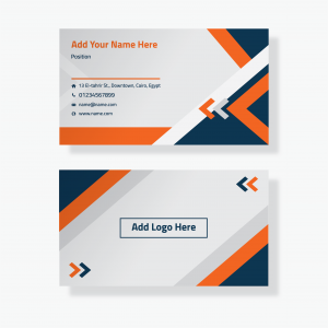 abstract  personal cards Design