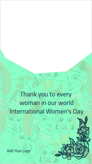 تصميم ستوري يوم المرأة العالمي على سوشيال ميديا