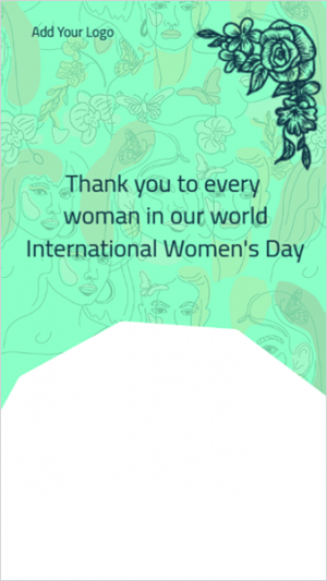 International women day Instagram stories on social media