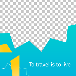 Flat travel Instagram post template editable