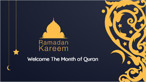 Cover YouTube Ramadan Kareem  greeting card Islamic 