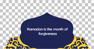 Post LinkedIn Ramadan Kareem greeting card Islamic 