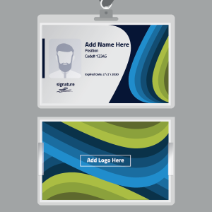 business id card with minimalist elements maker