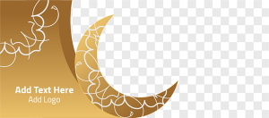 غلاف تصميم منشورات رمضان كريم بزخرفه اسلاميه  