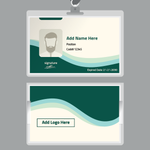 corporate card template  generator