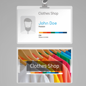  create clothes shop ID card online 
