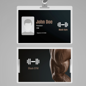 GYM ID card creator