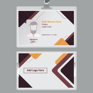 corporate card template card creator