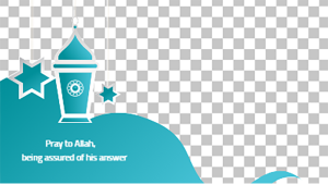 تصميم غلاف يوتيوب تحية رمضان كريم مع خلفية اسلامية 