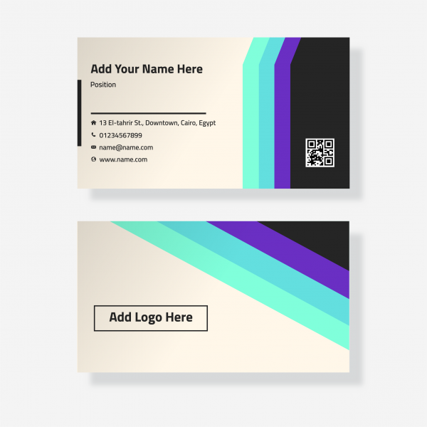 Online creative design of a personal card