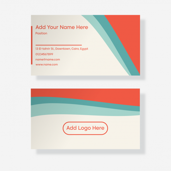 modern Personal card design