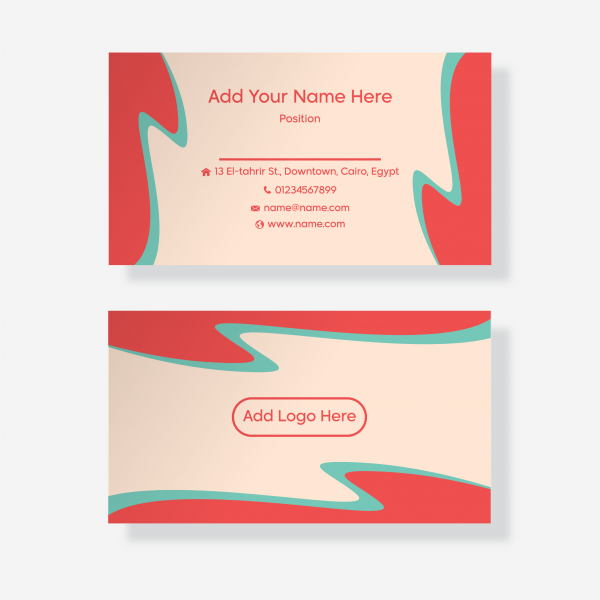 Premium minimal modern personal cards