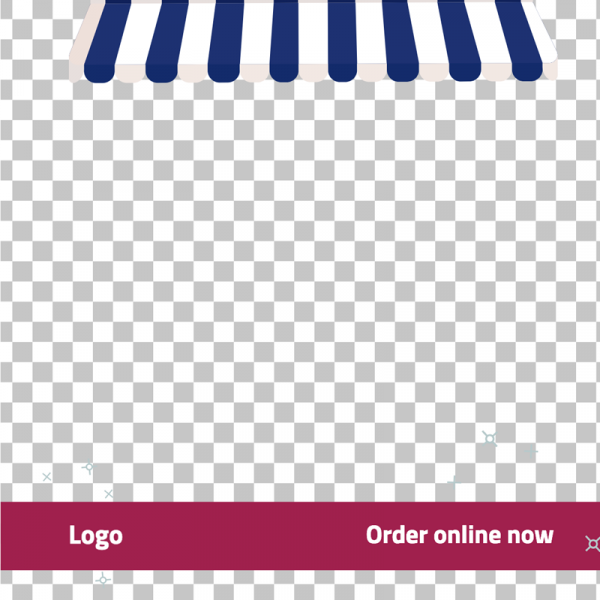 Order Online from online shop Facebook post design template