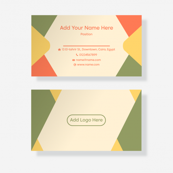 Luxury business card black gold colors  Design