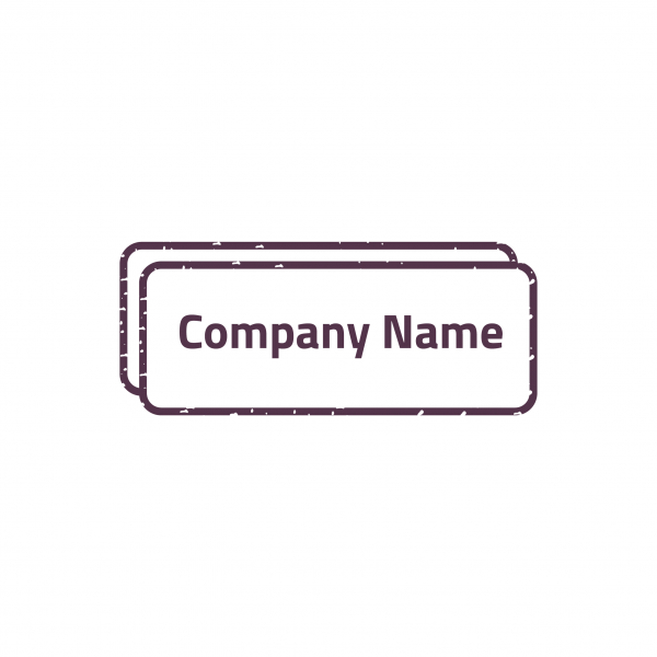 Company stamp | Logo stamp maker | Stamp design without psd