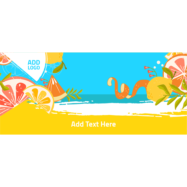 Editable cover Facebook summer design