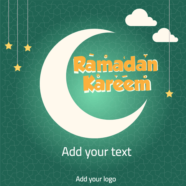 تصميم بوست تهنئة شهر رمضان | تصاميم شهر رمضان المبارك