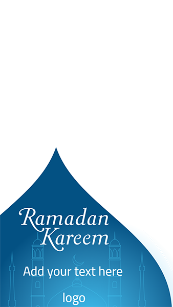 Story Ramadan Kareem with Lantern