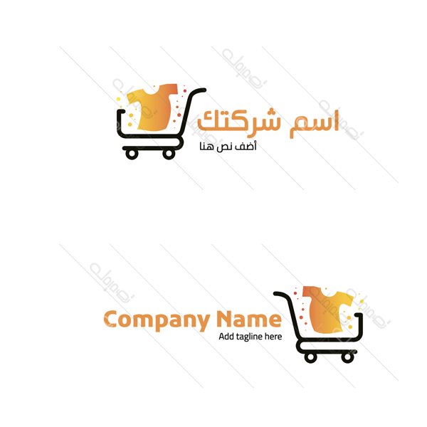 T-shirt shopping logo 