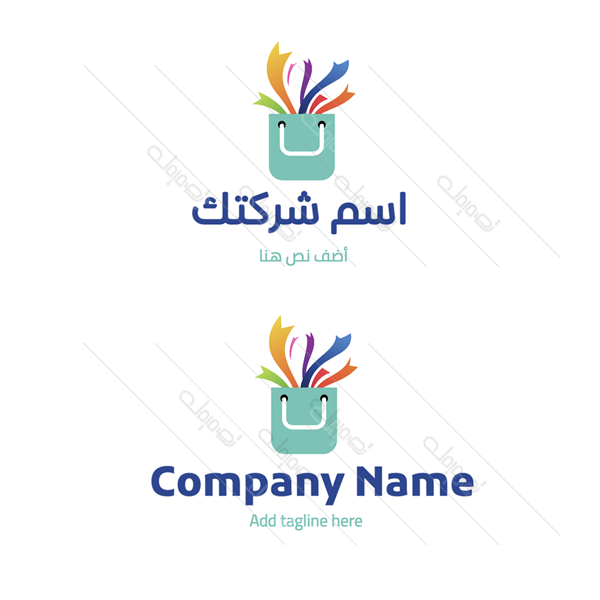 Make online logo shopping bag
