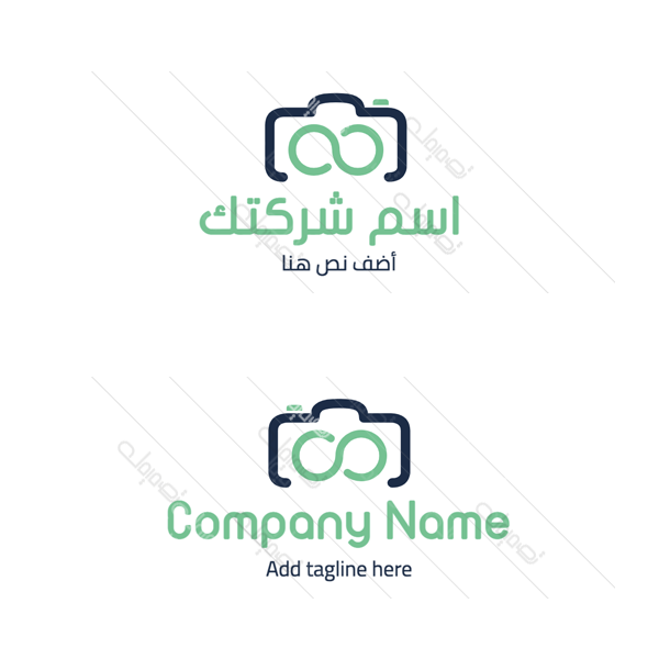 Camera icon online logo design