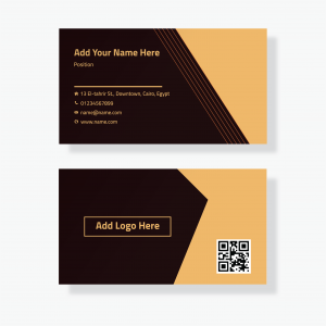 Geometric technology business Cards design