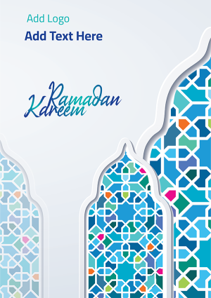 Poster Islamic vector greeting background for Ramadan Kareem 