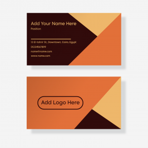 Online design of modern  personal card