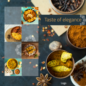 Elegant Food social media design templates 