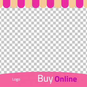 Women order online from online shop social media design post