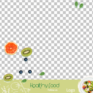 Salad with Green background facebook post design