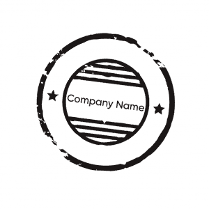 Luxury Company Stamp Design