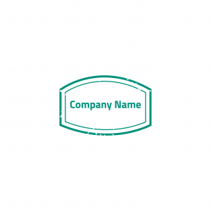 Arabic company stamp maker | Rubber stamp design template