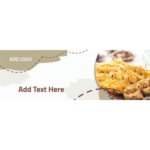 Twitter Cover Template Online Orientally Dessert 