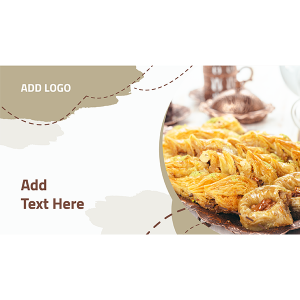 cover YouTube design online orientally dessert
