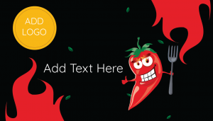 Hot chili Facebook ad design on social media