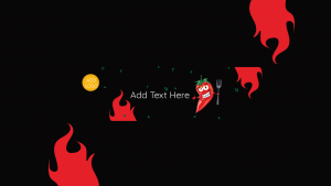 Distinctive hot chili YouTube cover design