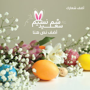 Happy Easter post design online | Facebook Post Design template