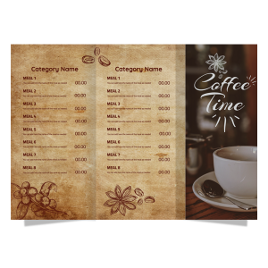 Arabic Coffee Menu Design | Download Cafe Menu Design PSD