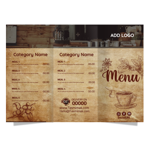 Arabic Coffee Menu Design | Download Cafe Menu Design PSD